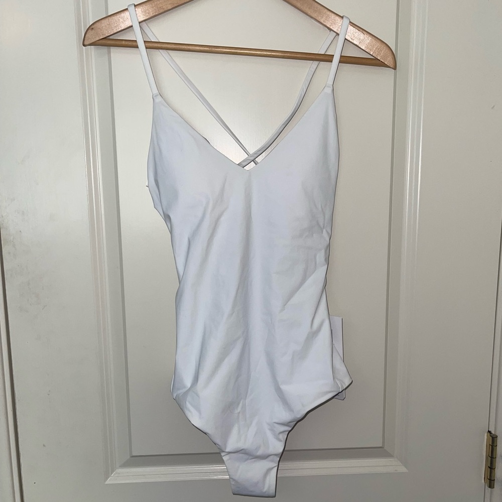 NWT Lululemon Low Back White One Piece